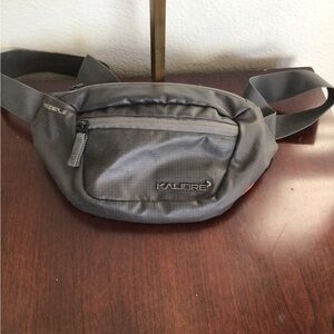 Kalibre Gray Nylon Fanny Pack